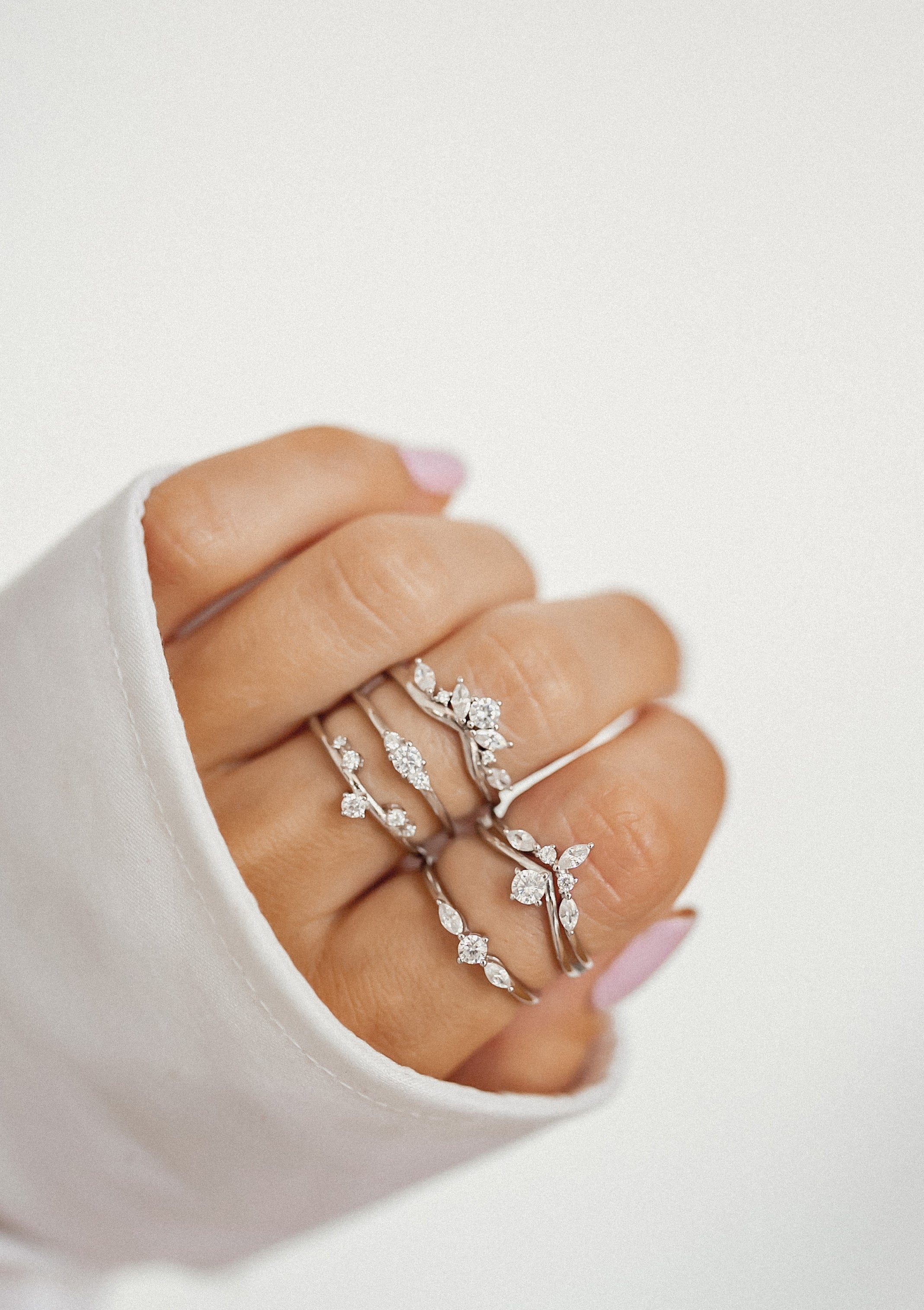 Slim Trio Ring Sterling Silver